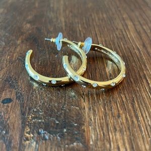 J Crew Gold hoops